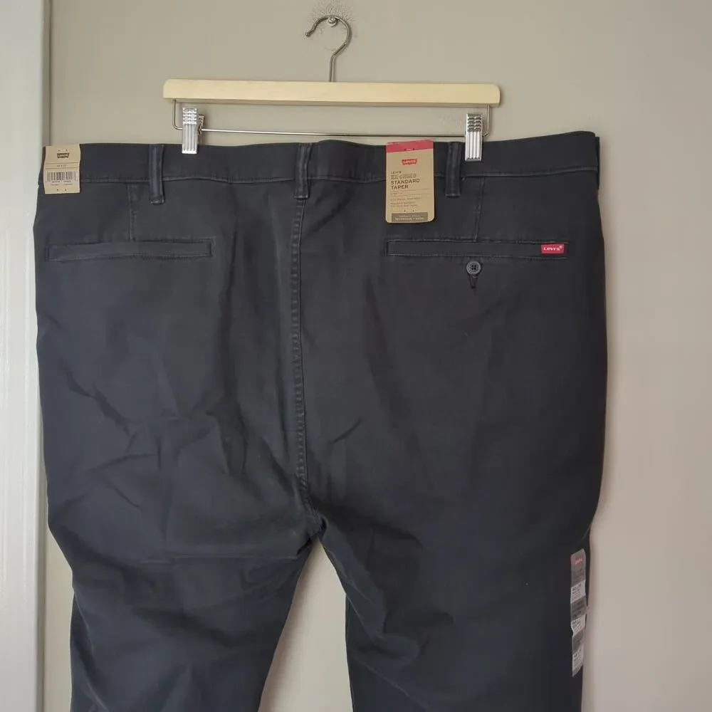 Levi's NWT Men's Black XX Chino Standard Taper Pants Big & Tall Size 48x28